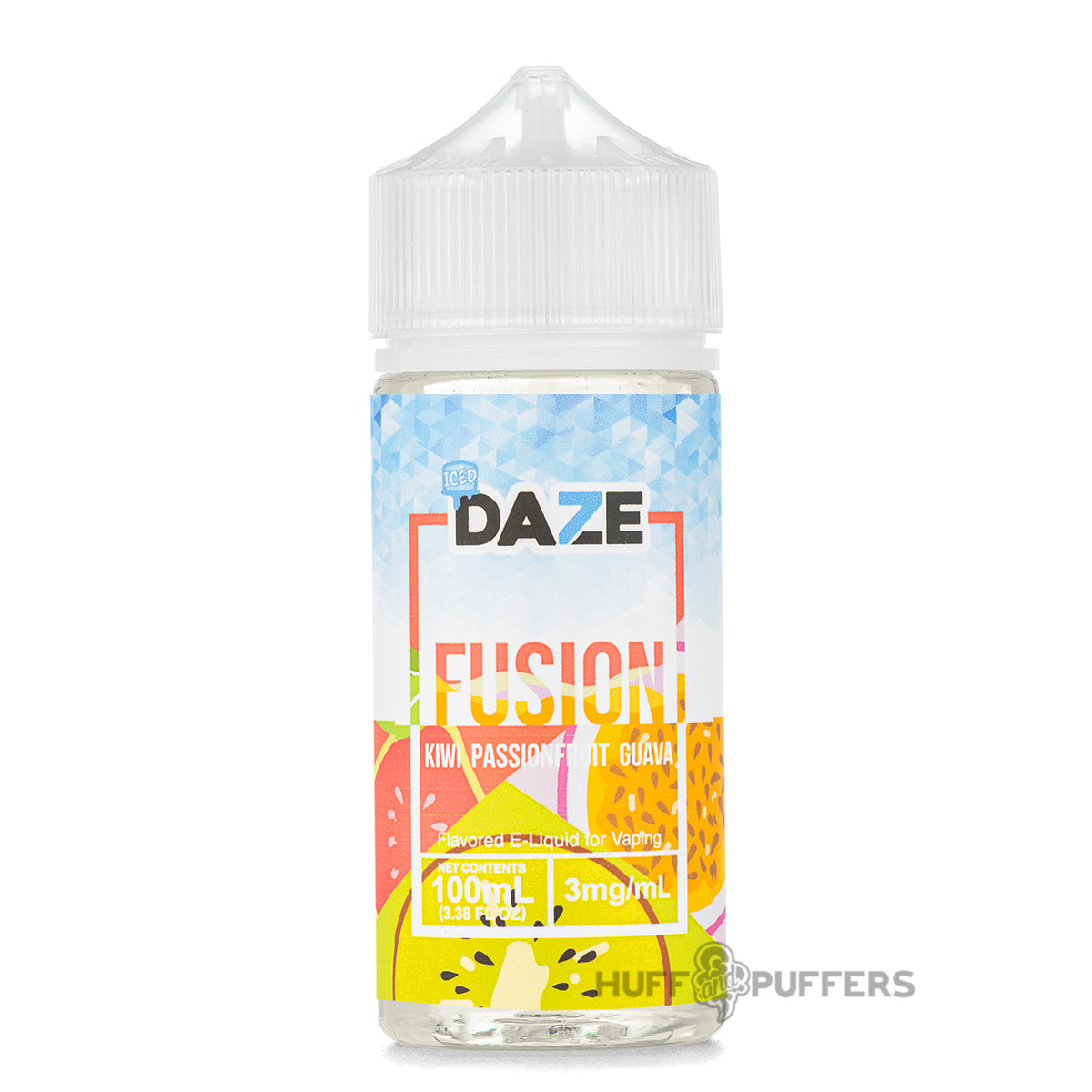 Daze Fusion Kiwi Passionfruit Guava Iced 100ml e-juice bottle