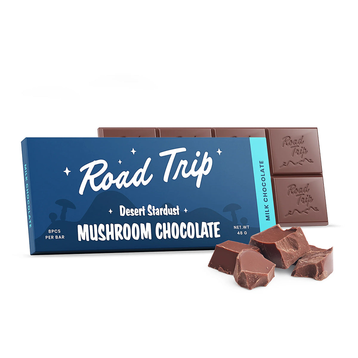 Milk Chocolate Desert Stardust Mushroom Chocolate