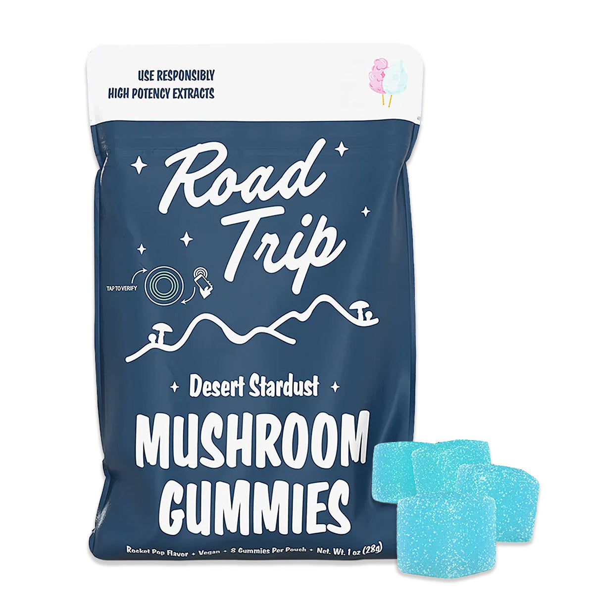 Cotton Candy Desert Stardust Mushroom Gummies