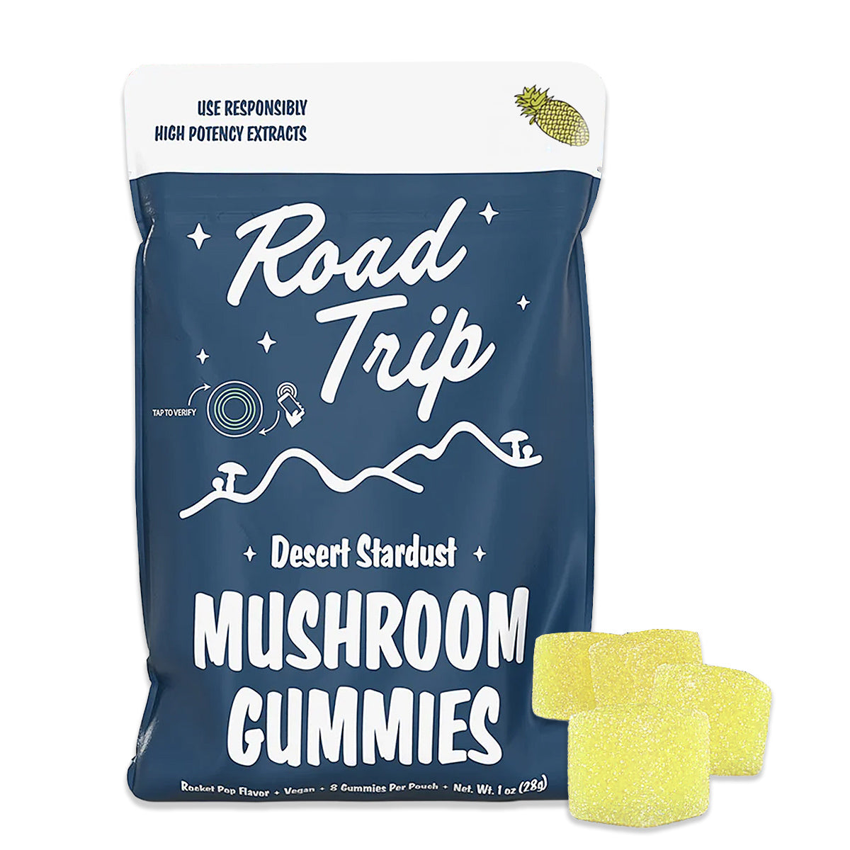 Pineapple Desert Stardust Mushroom Gummies