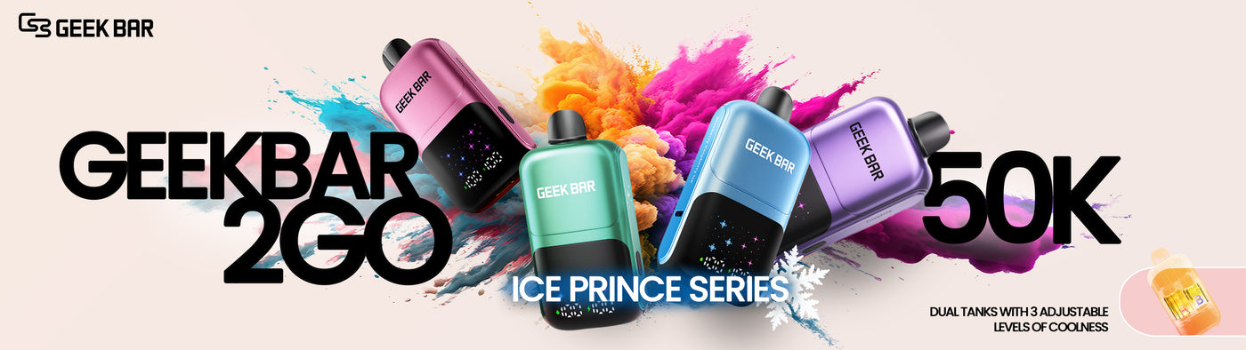 Geek Bar 2GO Disposable Vape Desktop Banner