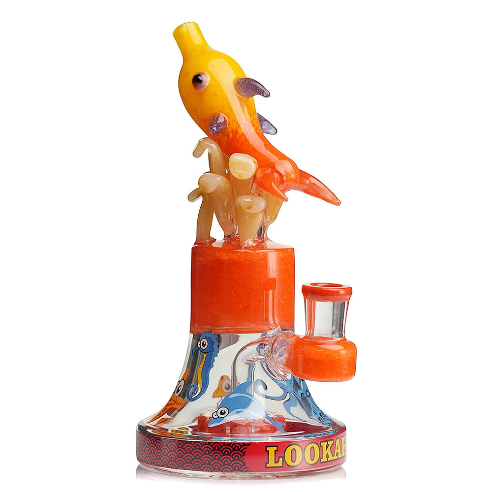 orange lookah Cool Ocean World Artistic Dab Rig