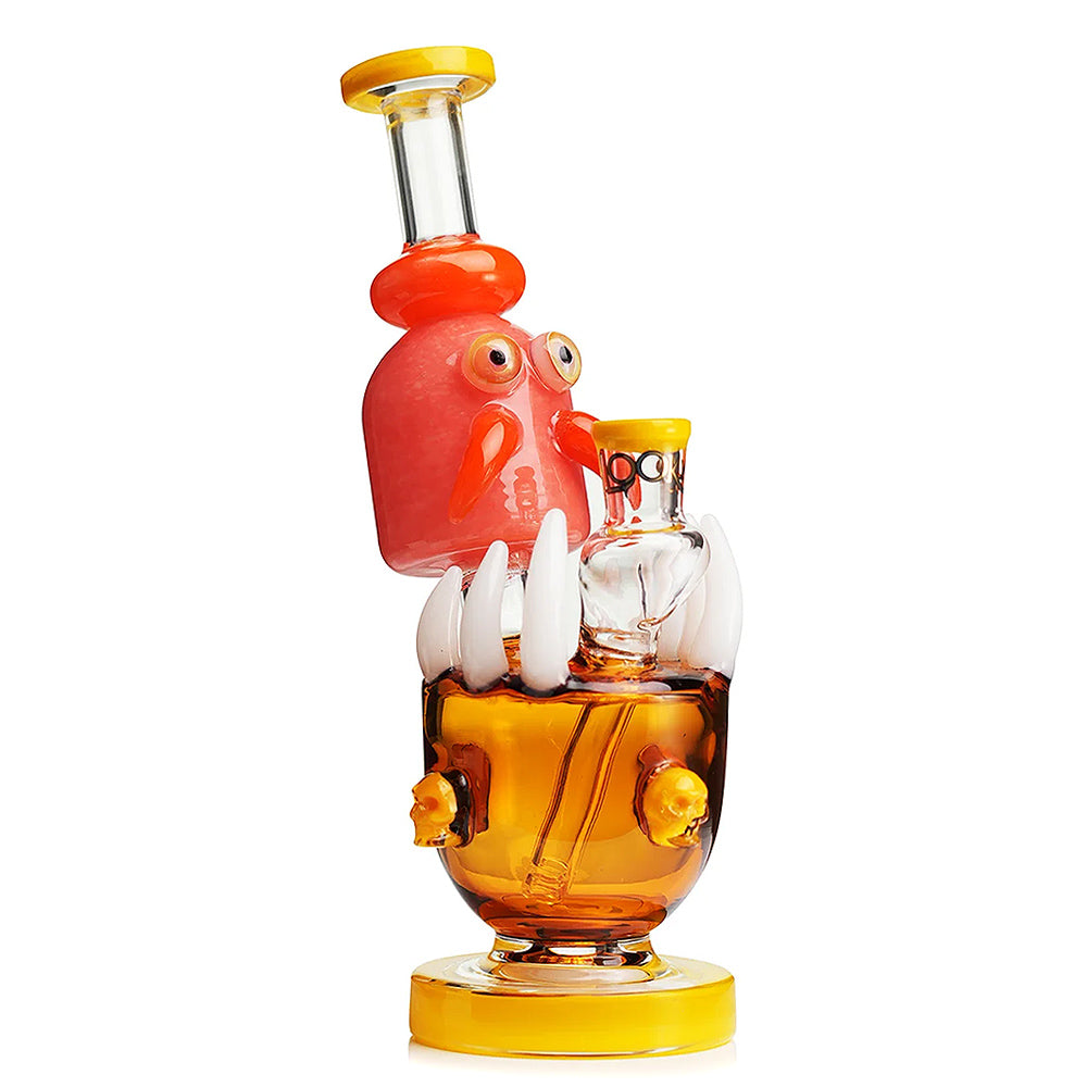 pink lookah cute critter octopus dab rig