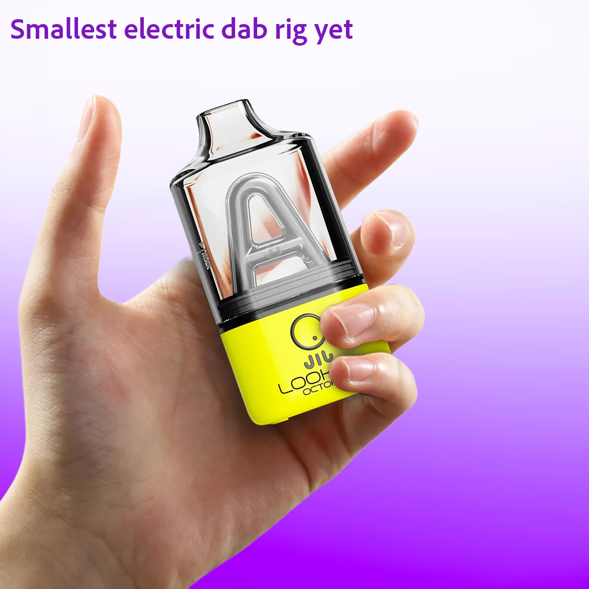 Photo of Lookah Octopus Electric Dab Rig in hand