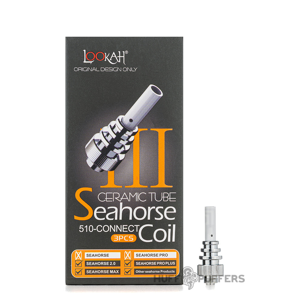 Lookah Seahorse 510 Coils III ceramic tube