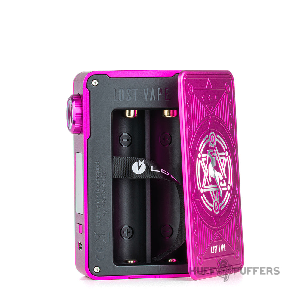 lost vape centaurus m200 box mod pink planet battery compartment
