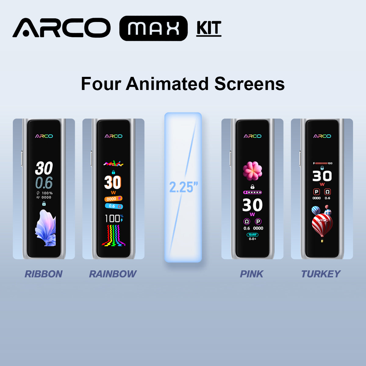 Smok Arco Max screens