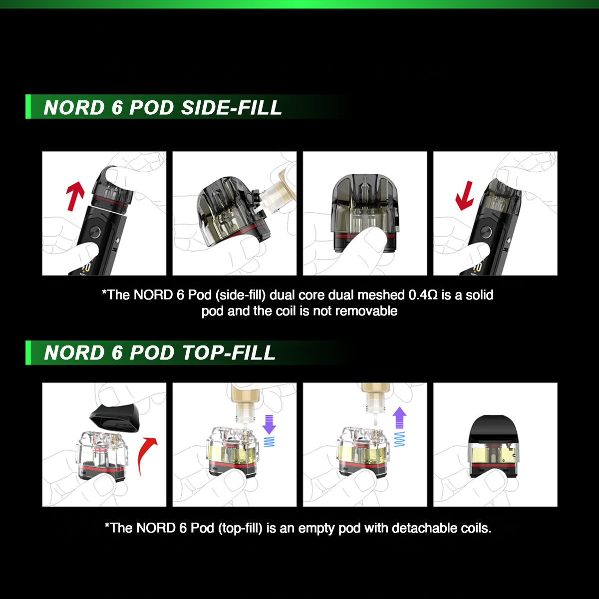 Smok Nord 6 Pod installation guide