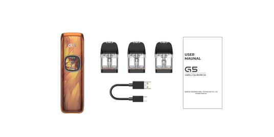 Uwell Caliburn G5 Package Contents