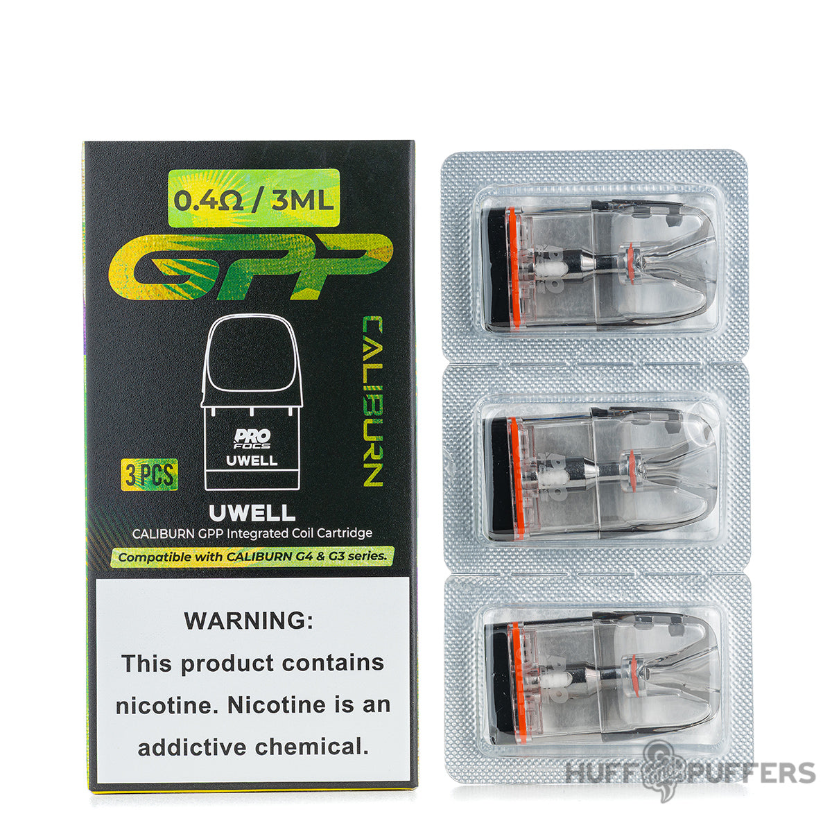 0.4 ohm Uwell Caliburn GPP Pods