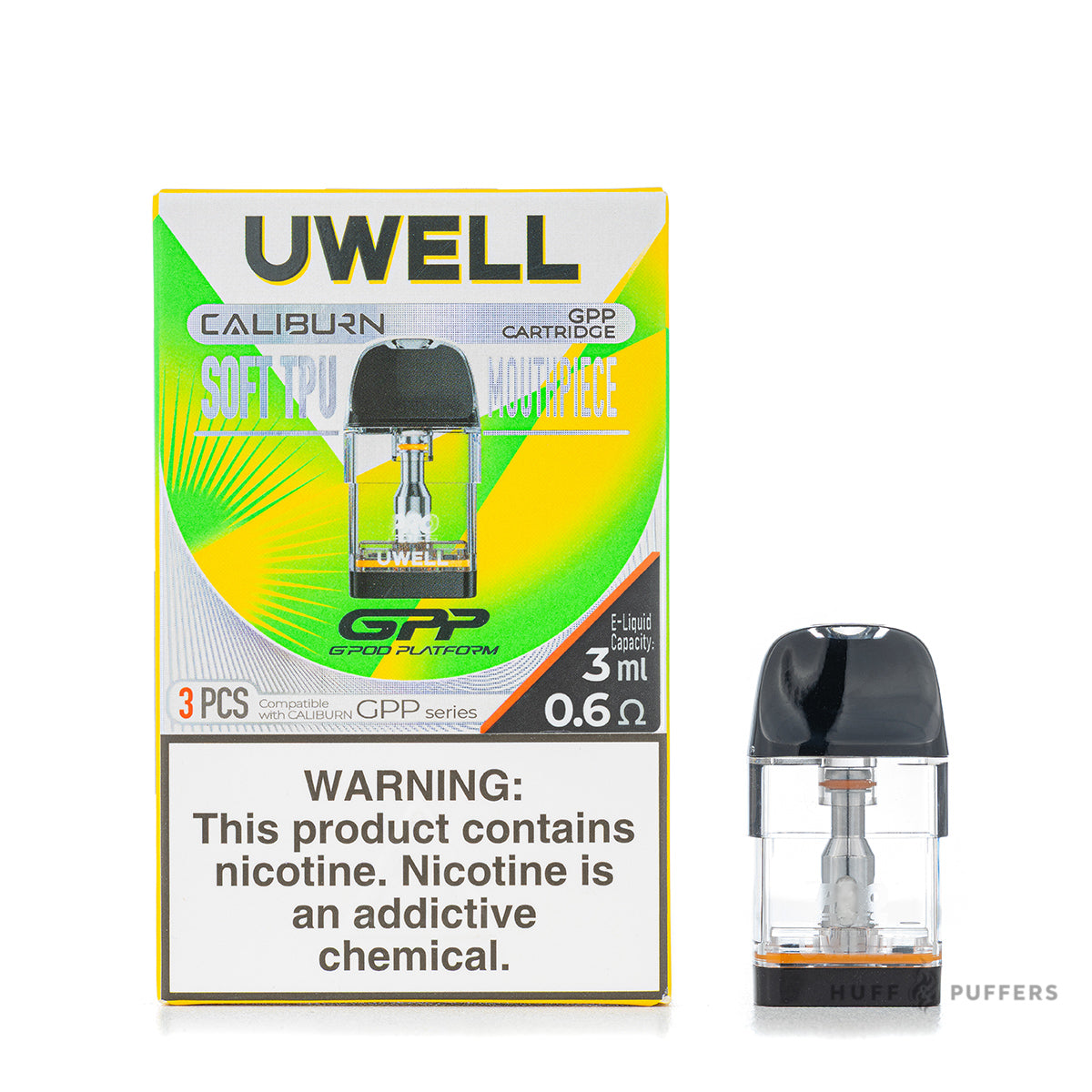 Uwell Caliburn GPP Pod 0.6 ohm Top Fill