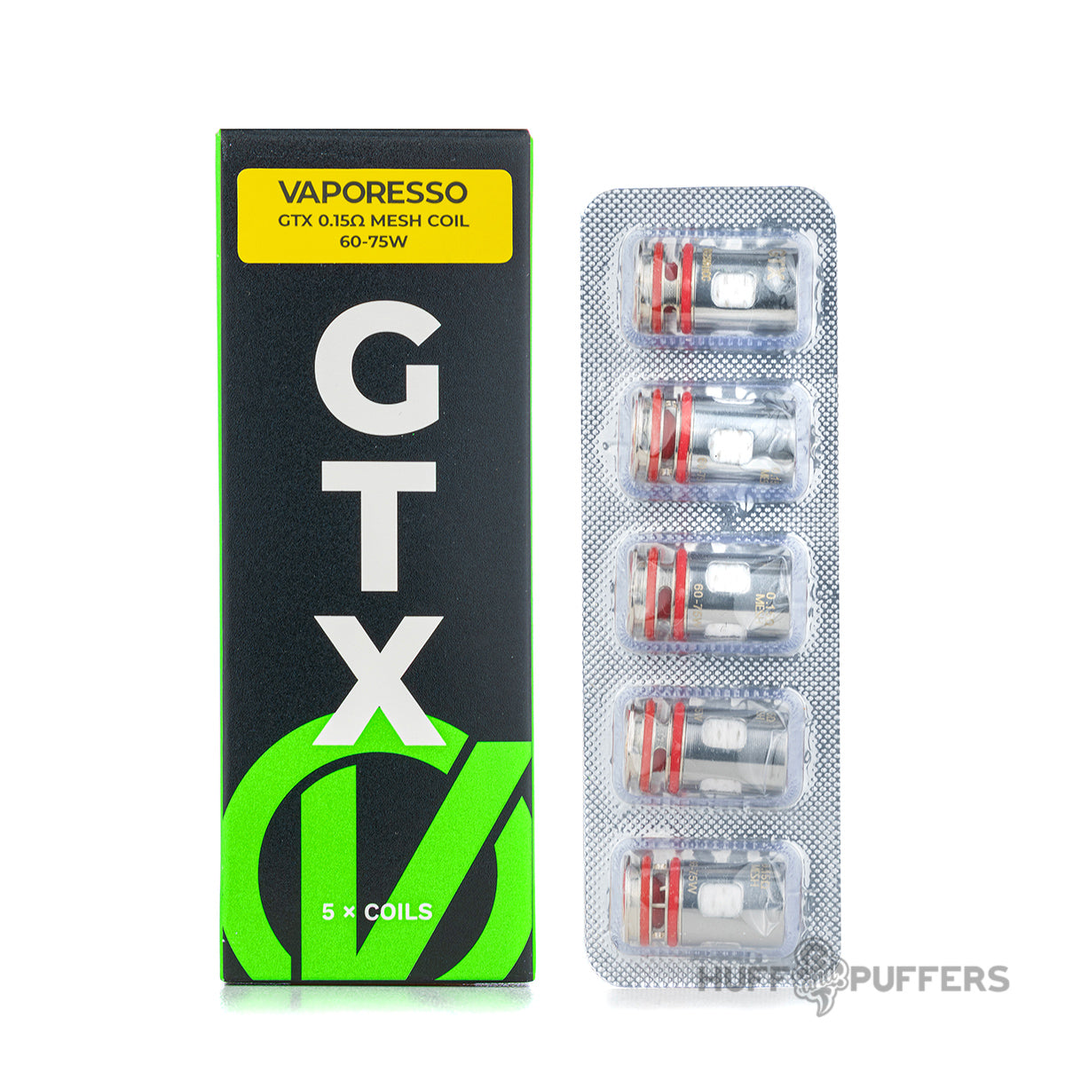 Vaporesso GTX Coils 0.15 ohm mesh 5-pack