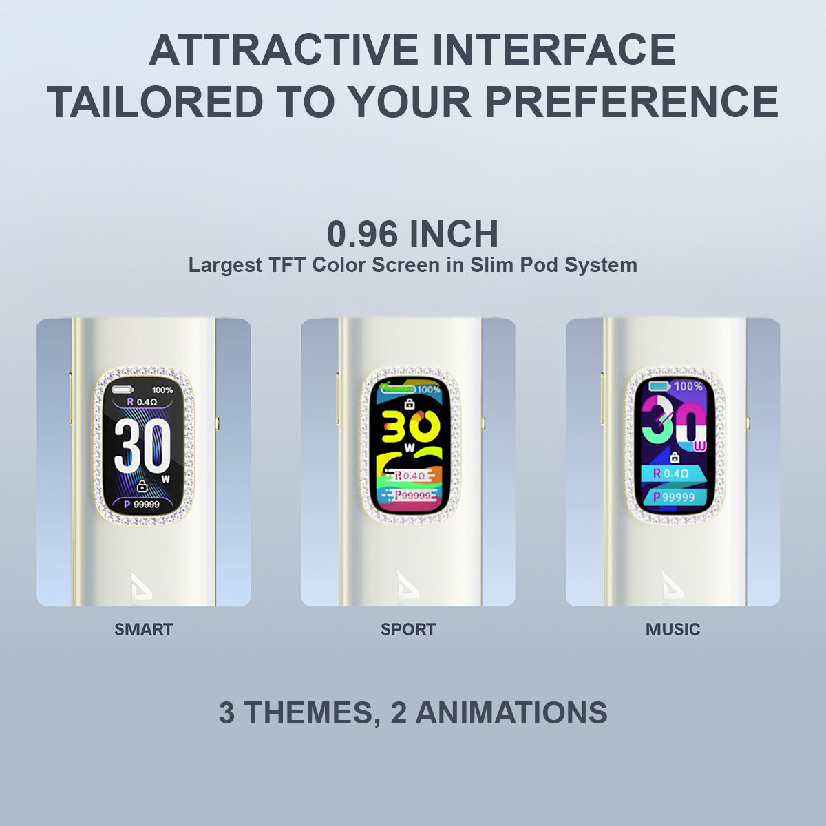 Voopoo Argus G3 Pod System screen