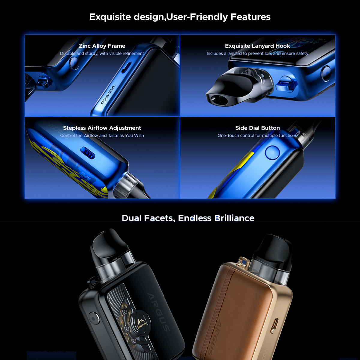 Voopoo Argus P3 features