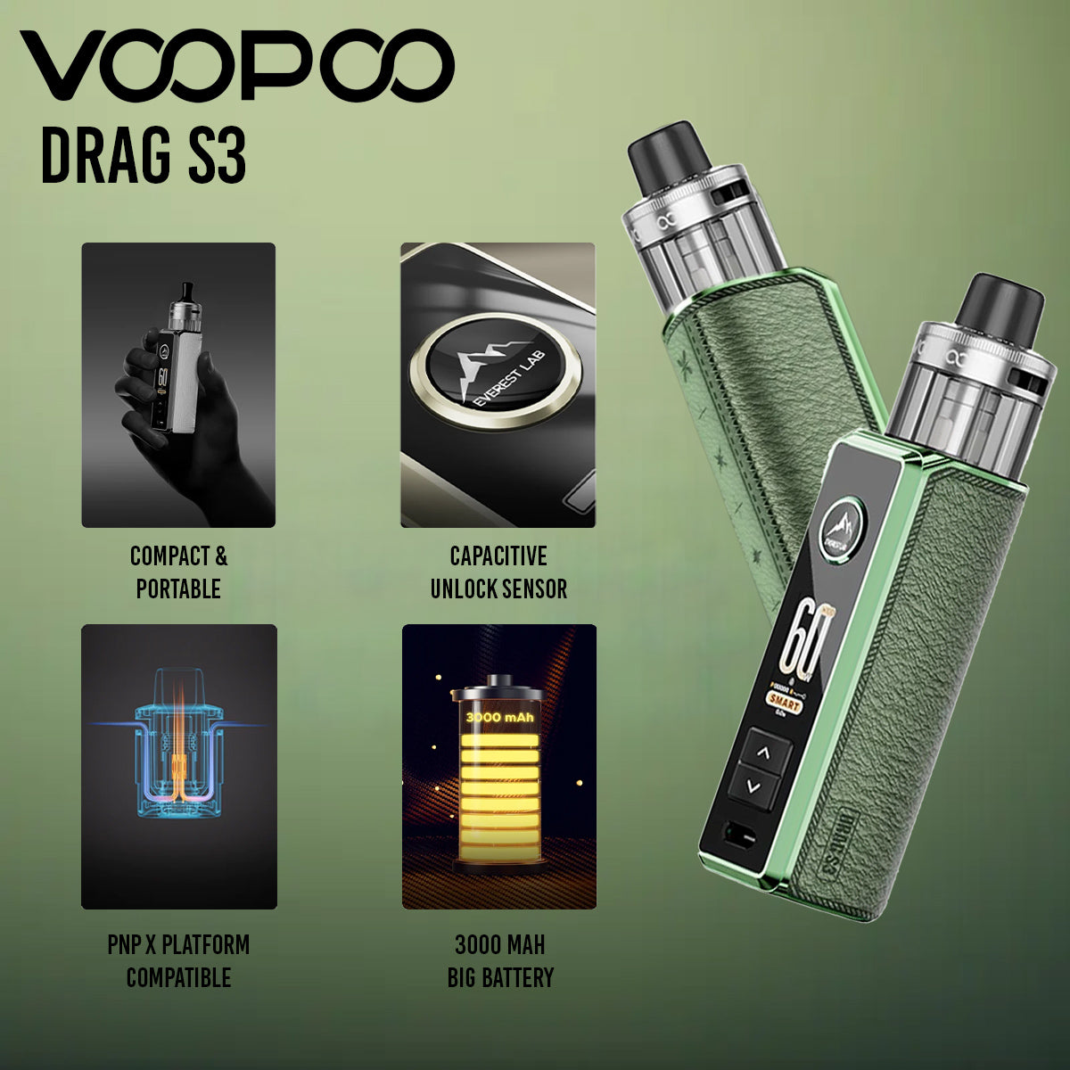 Voopoo Drag S3 features