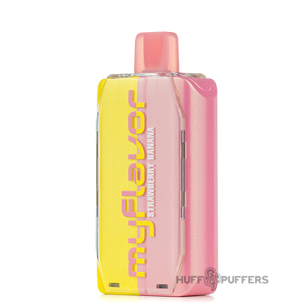 Strawberry Banana Adjust MyFlavor Disposable Vape back view