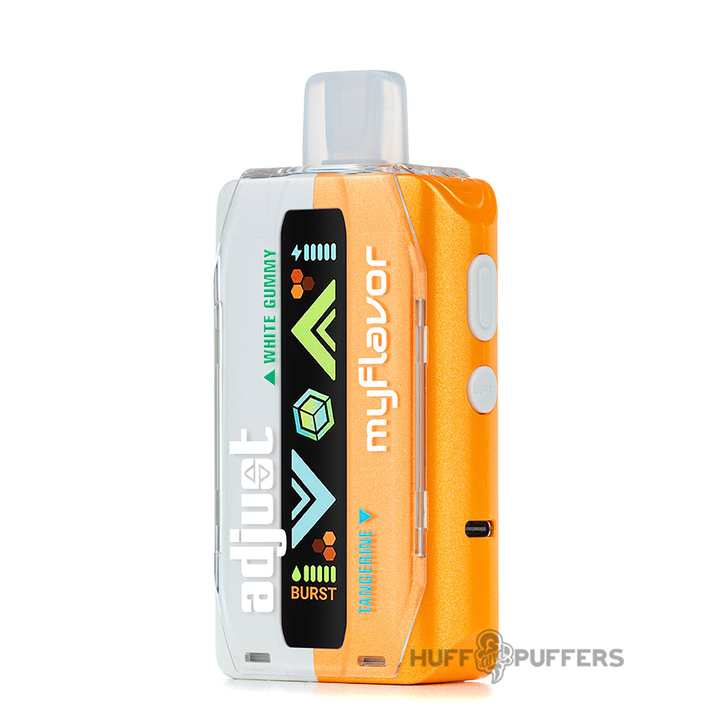 White Gummy Tangerine Adjust MyFlavor Disposable Vape