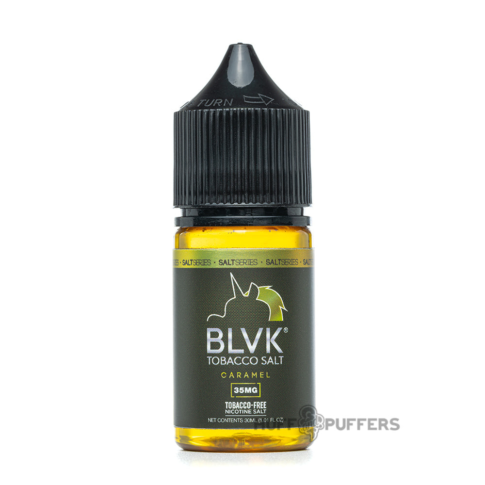 blvk unicorn salt tobacco caramel 30ml salt nicotine e-juice bottle