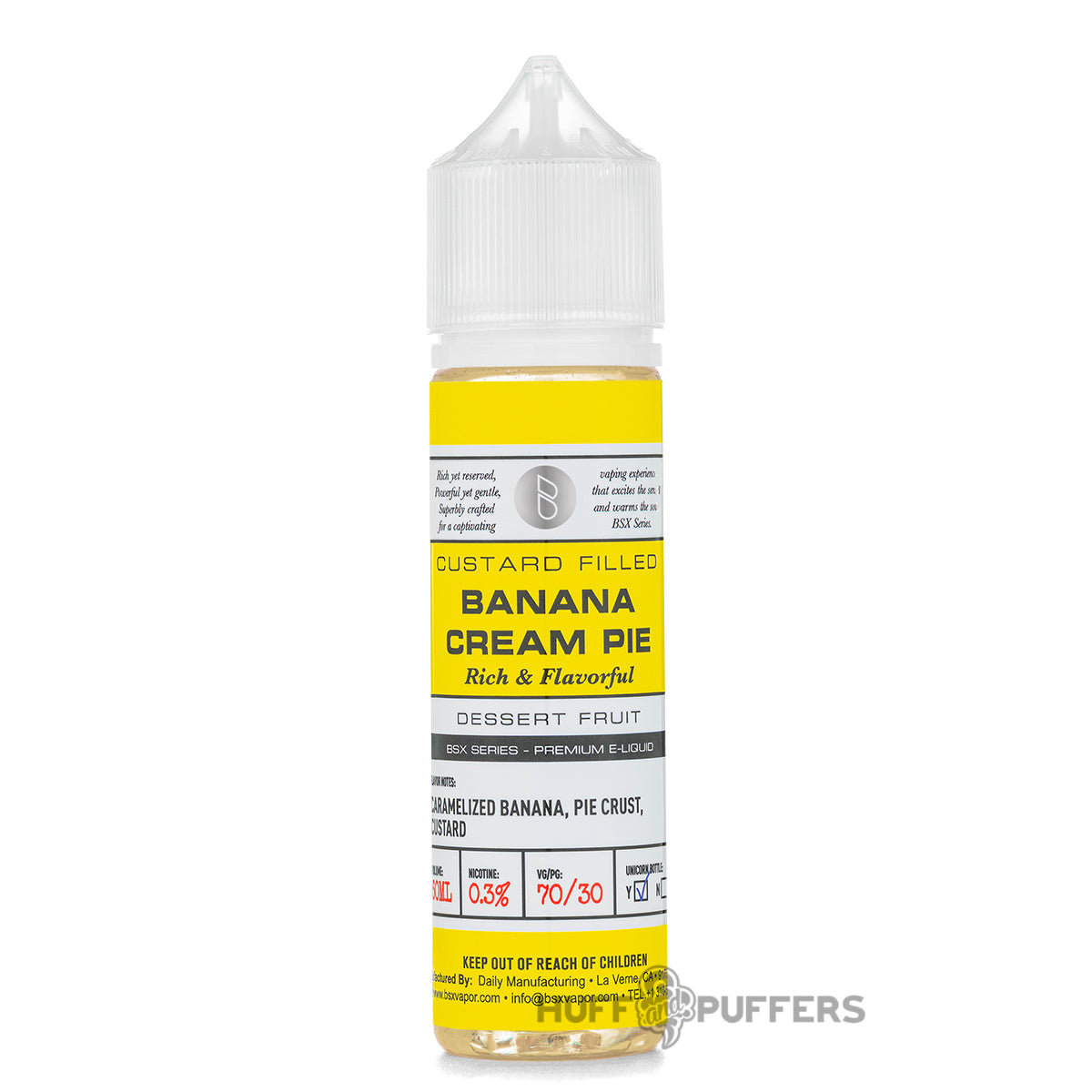 Banana Cream Pie BSX Series vape juice 60ml