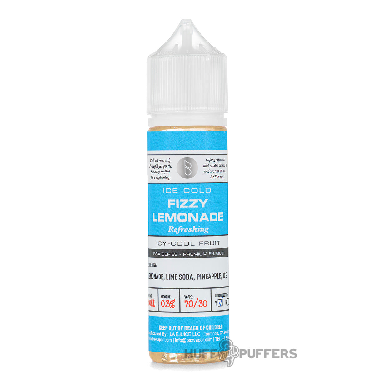 Fizzy Lemonade BSX Series vape juice 60ml