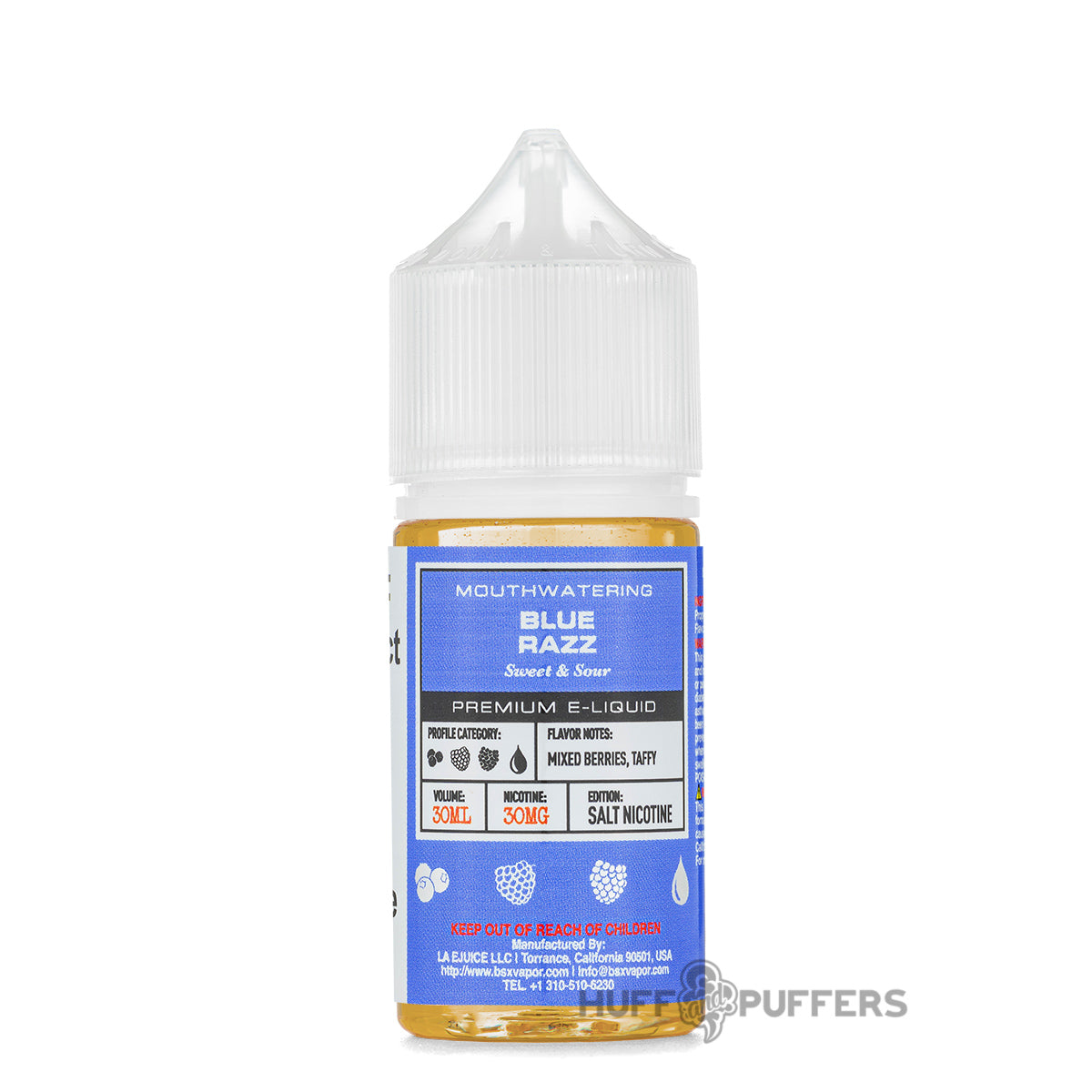 Blue Razz BSX Nic Salt E-Juice 30mL