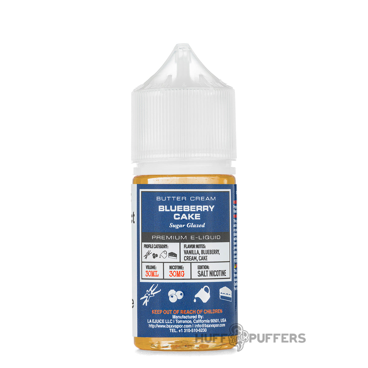 Blueberry Cake BSX Nic Salt E-Juice 30mL