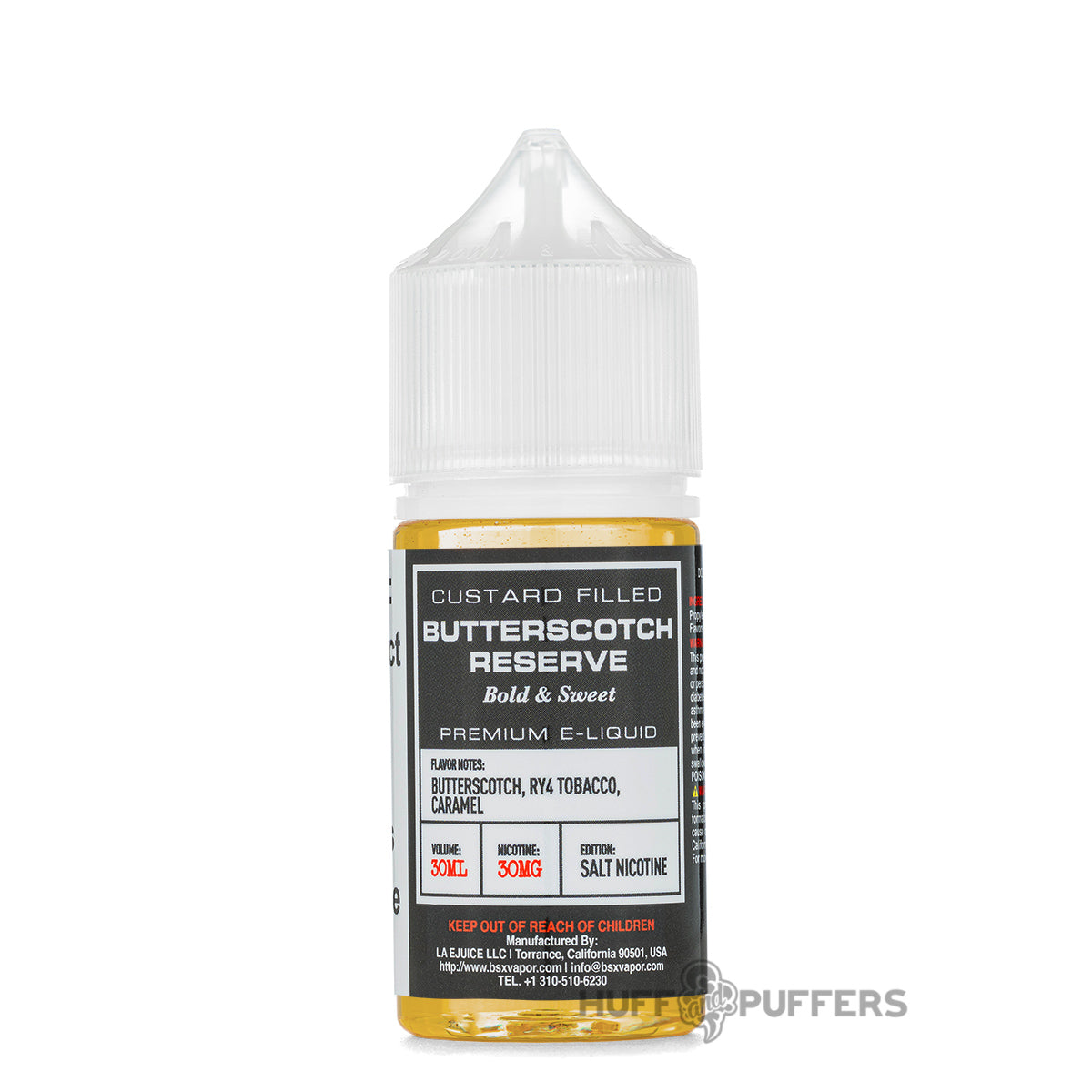 Butterscotch Reserve BSX Nic Salt E-Juice 30mL