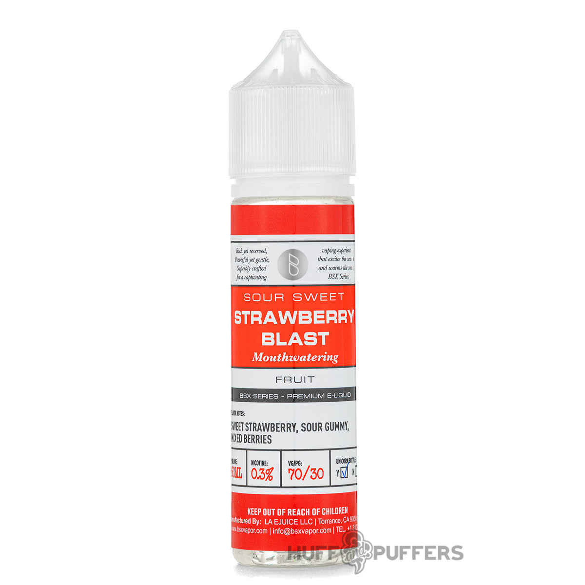 Strawberry Blast BSX Series vape juice 60ml