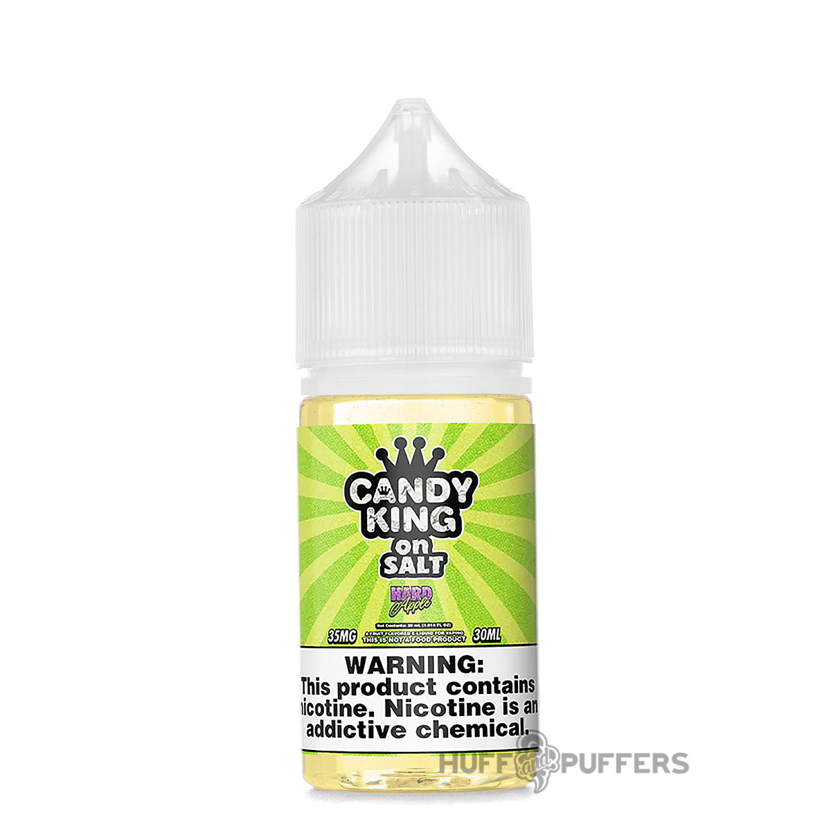 hard apple candy king on salt e-juice 30ml bottle