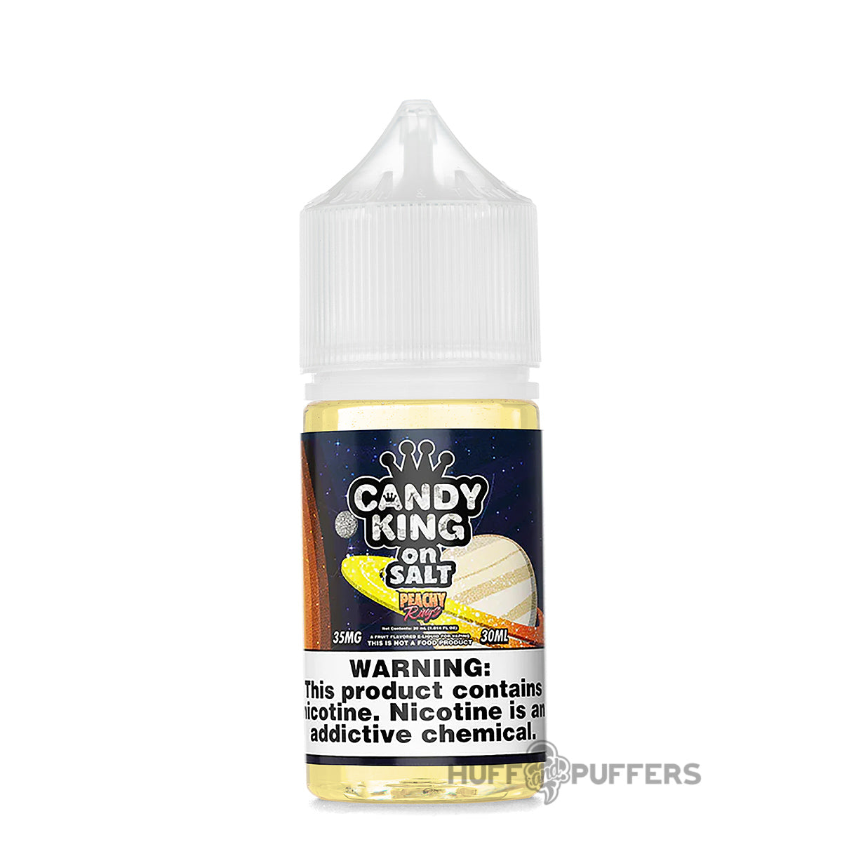 peachy rings candy king on salt e-juice 30ml bottle