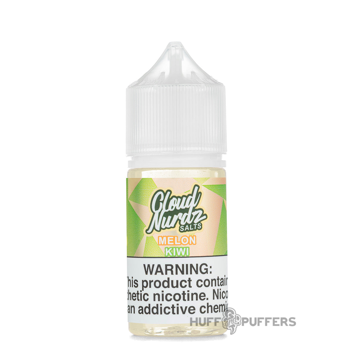 Cloud Nurdz Salts Melon Kiwi 30ml e-juice bottle