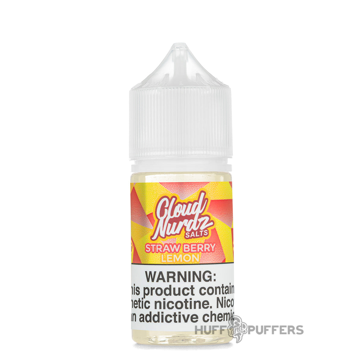 Cloud Nurdz Salts Strawberry Lemon 30ml e-juice bottle