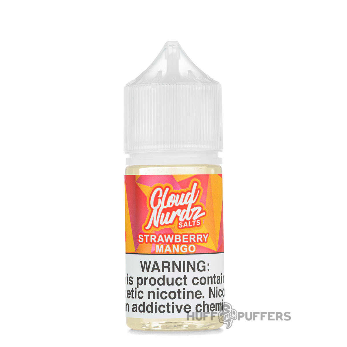 Cloud Nurdz Salts Strawberry Mango 30ml e-juice bottle