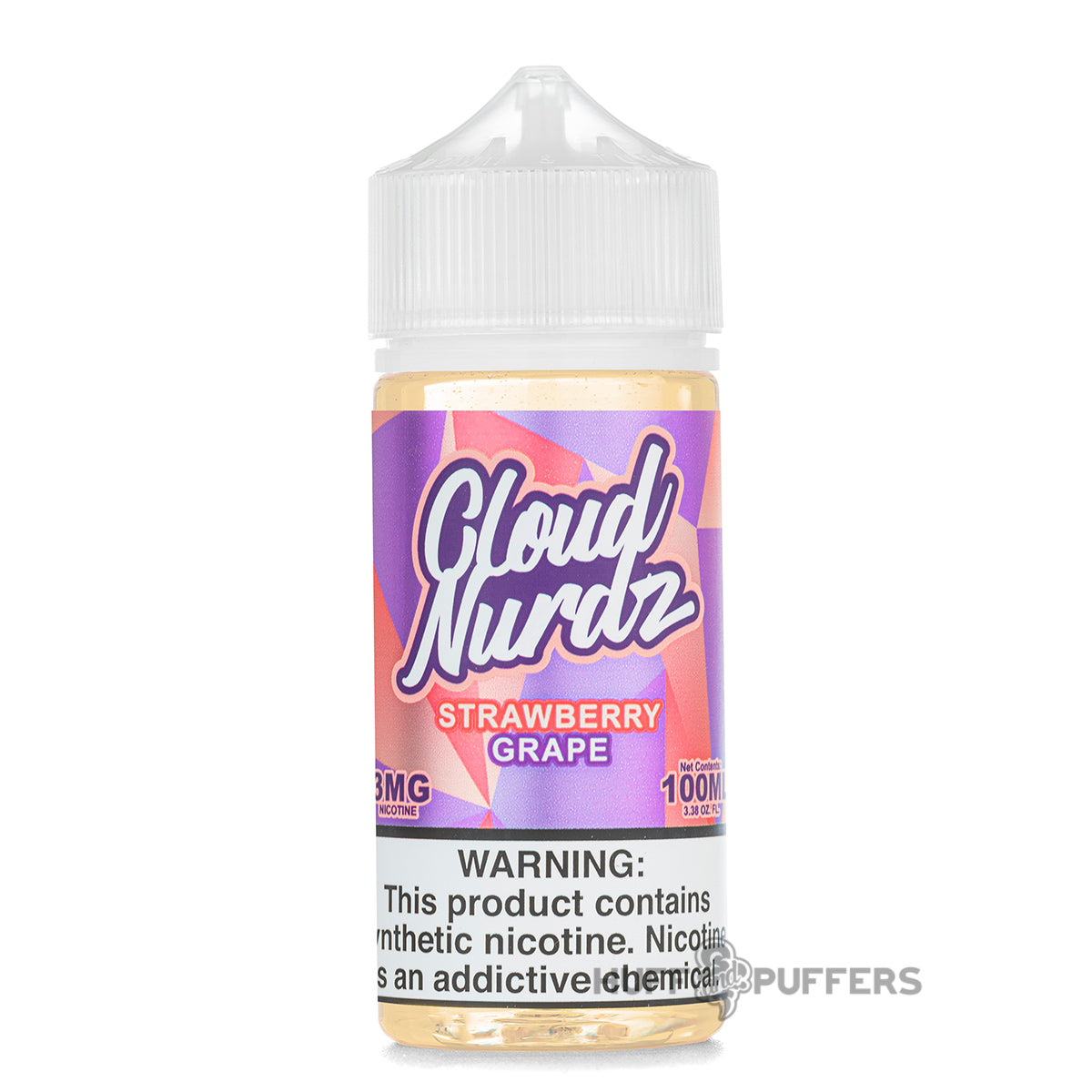 Cloud Nurdz Strawberry Grape 100ml e-juice bottle