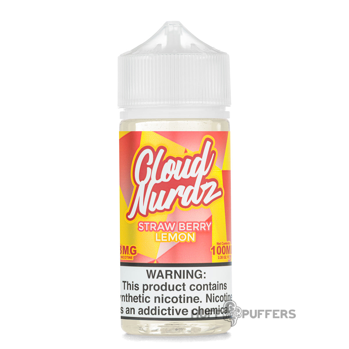 Cloud Nurdz Strawberry Lemon 100ml e-juice bottle