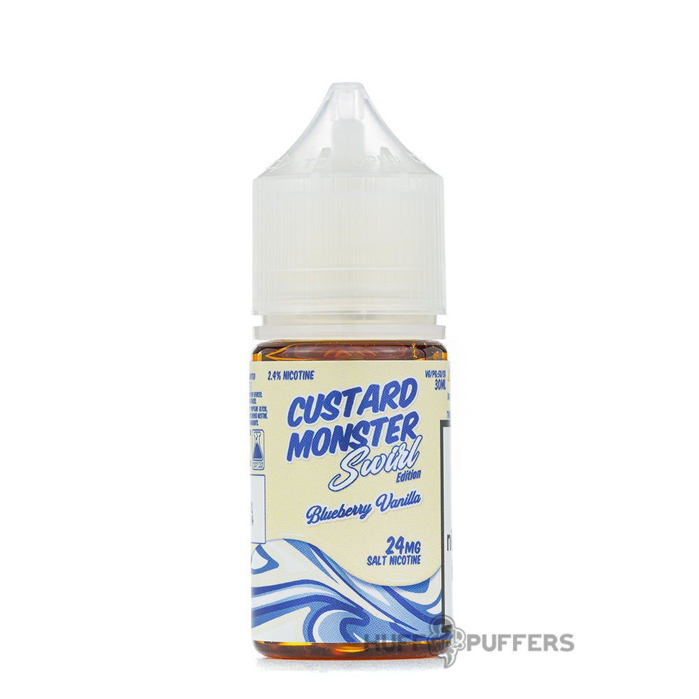 custard monster swirl edition salt blueberry vanilla 30ml