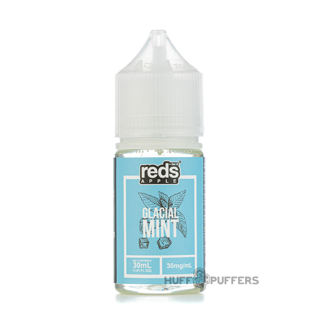 daze reds apply glacial mint 30ml salt nicotine e-juice bottle