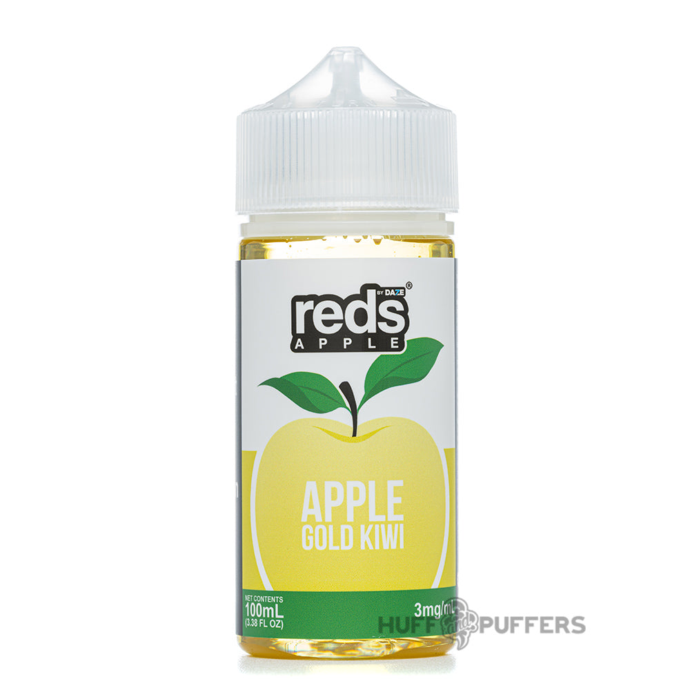 daze reds apple gold kiwi 100ml e-juice bottle