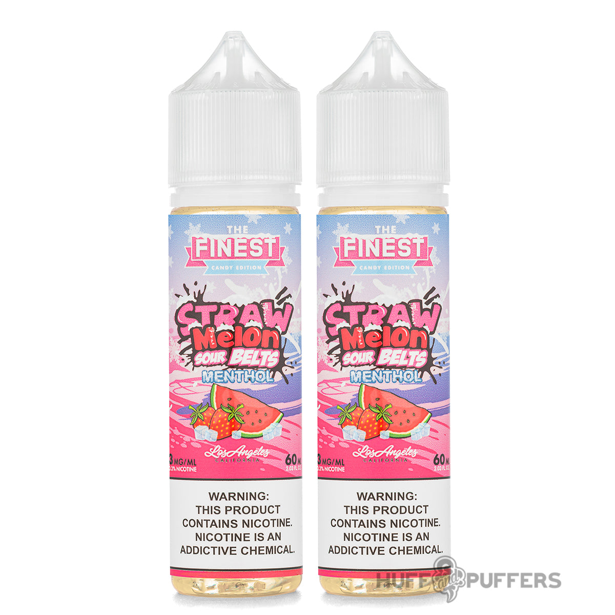 Strawmelon Sour Belts Menthol The Finest E-liquid 120mL