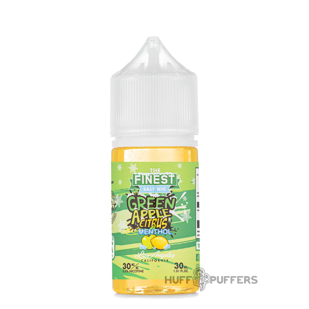 Green Apple Citrus Menthol The Finest Salt Nic E-juice 30mL
