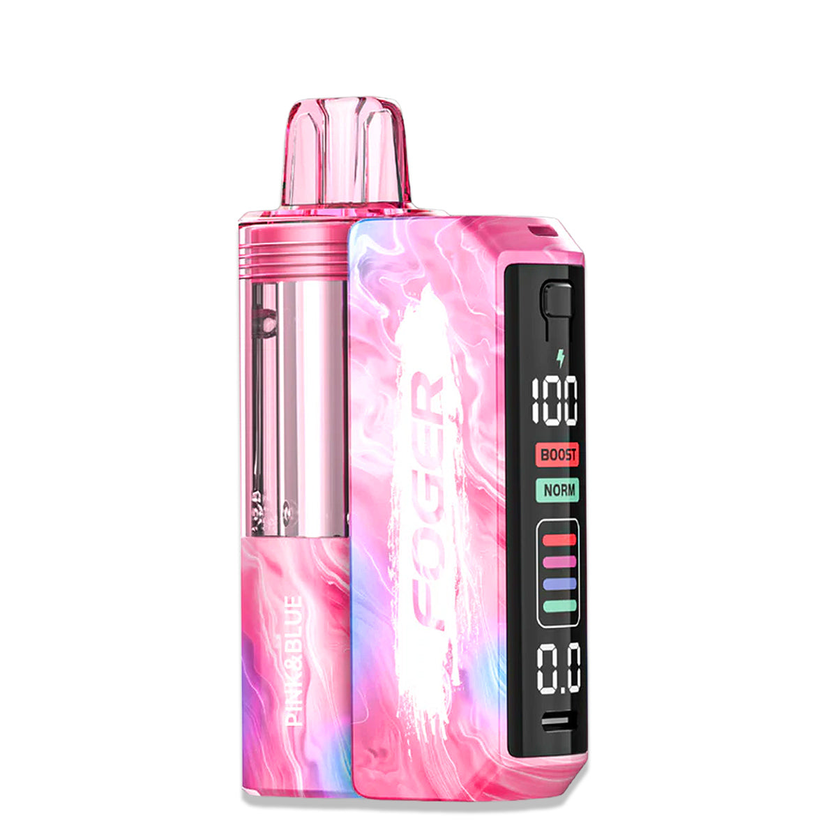 Pink and Blue Foger Switch Pro Kit Disposable Vape