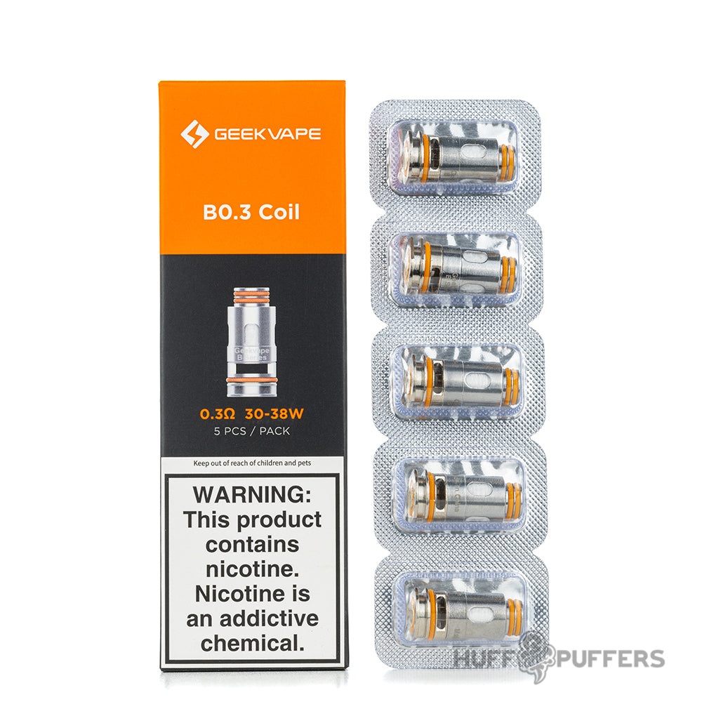 geekvape b coils 0.3 ohm with packaging