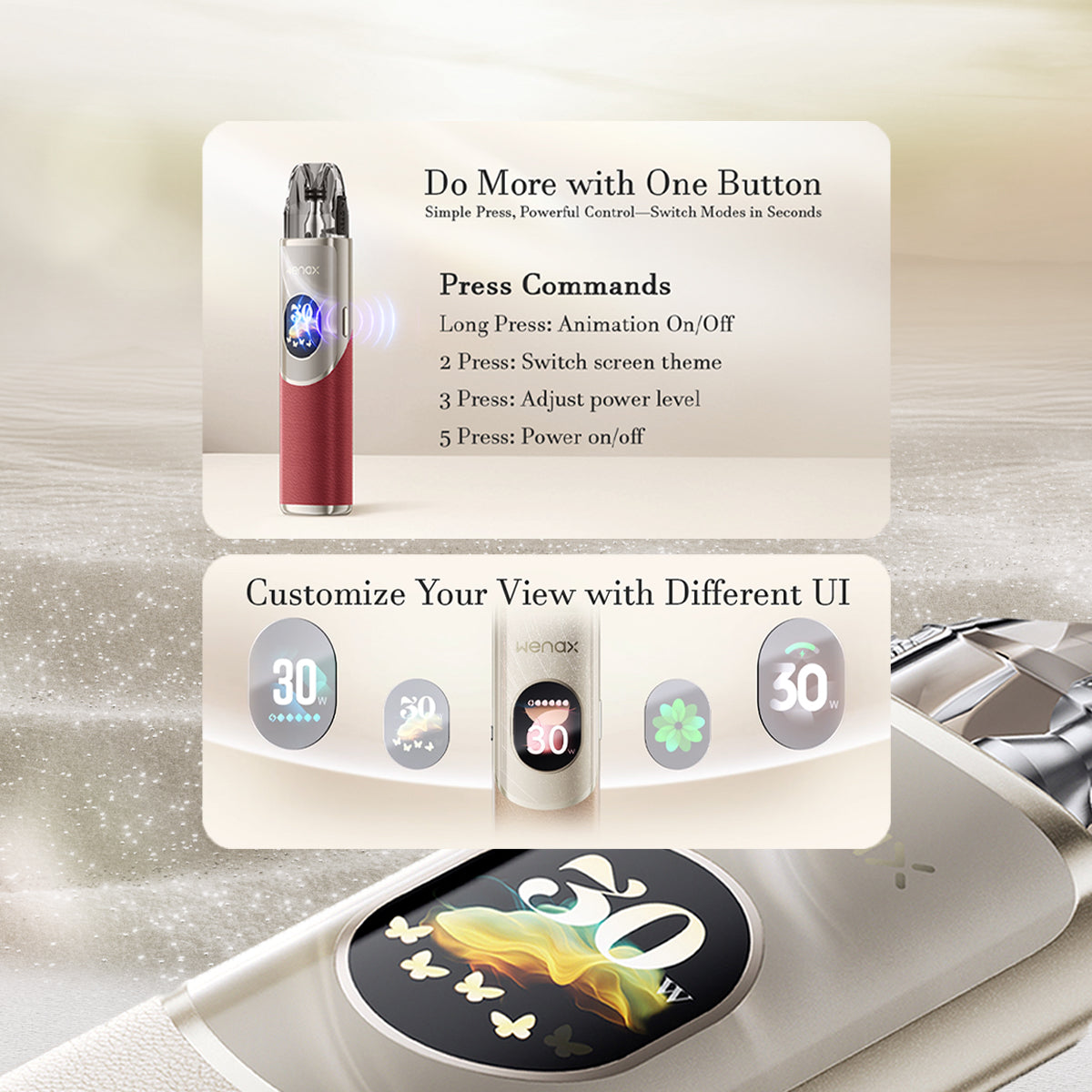 Geekvape Wenax Q2 features