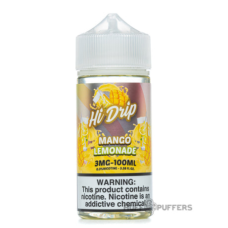 hi-drip mango lemonade 100ml e-juice bottle
