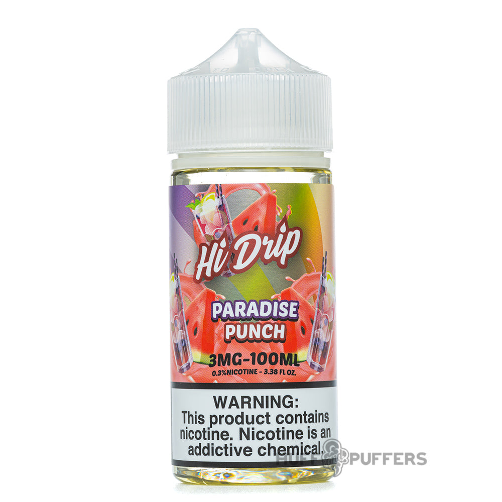 hi-drip paradise punch 100ml e-juice bottle