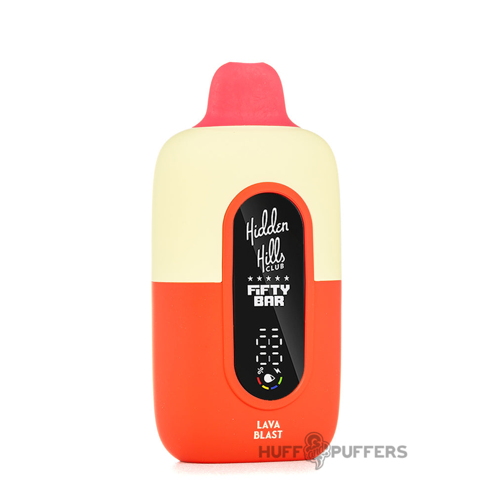 hidden hills club fifty bar vape lava blast