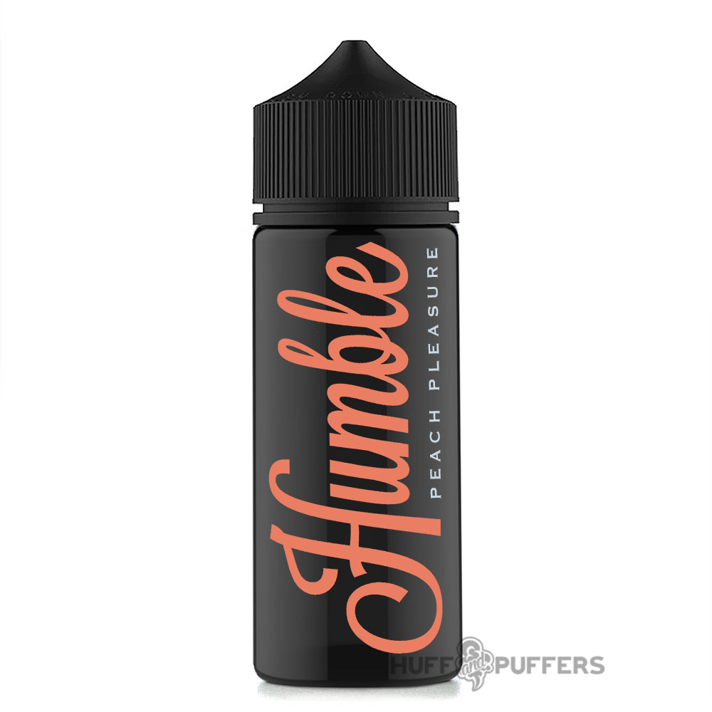 humble e juice peach pleasure 120ml e-juice bottle