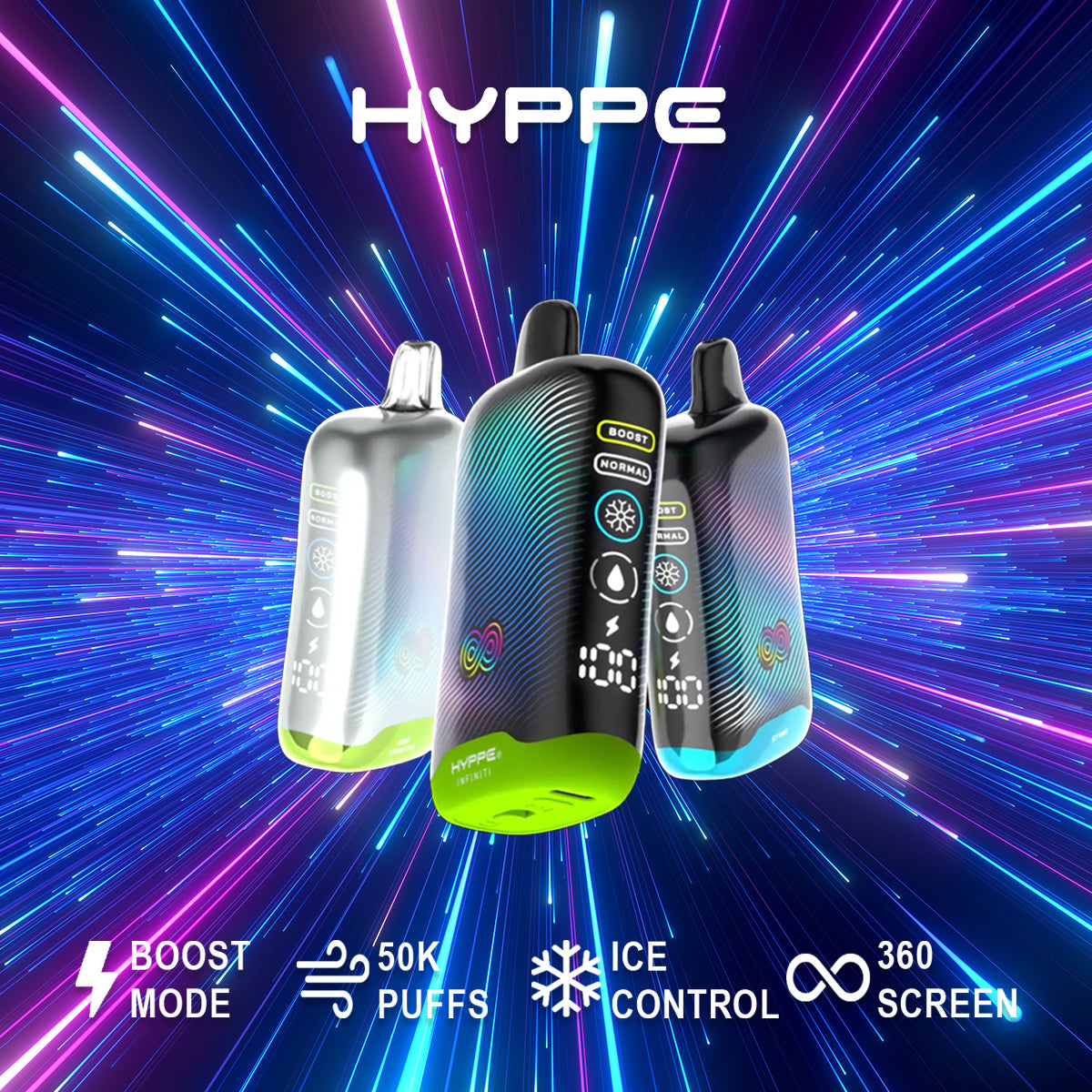 Hyppe Infiniti Disposable Vape features
