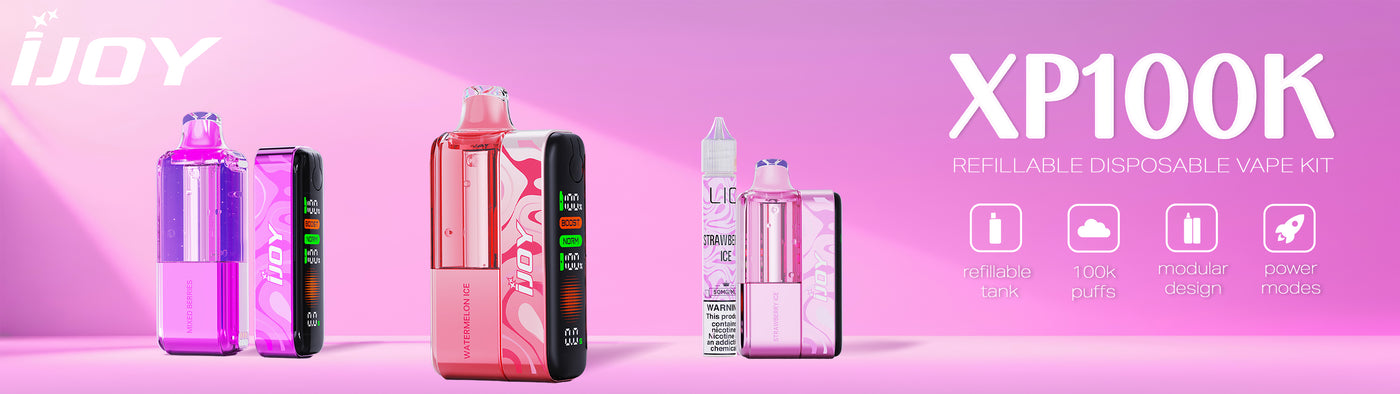 iJoy XP100K Disposable Vape Desktop Banner