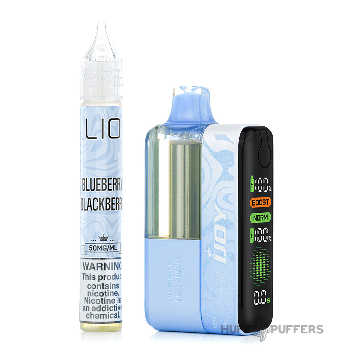 iJoy XP 100K Disposable Vape Kit with e-juice bottle